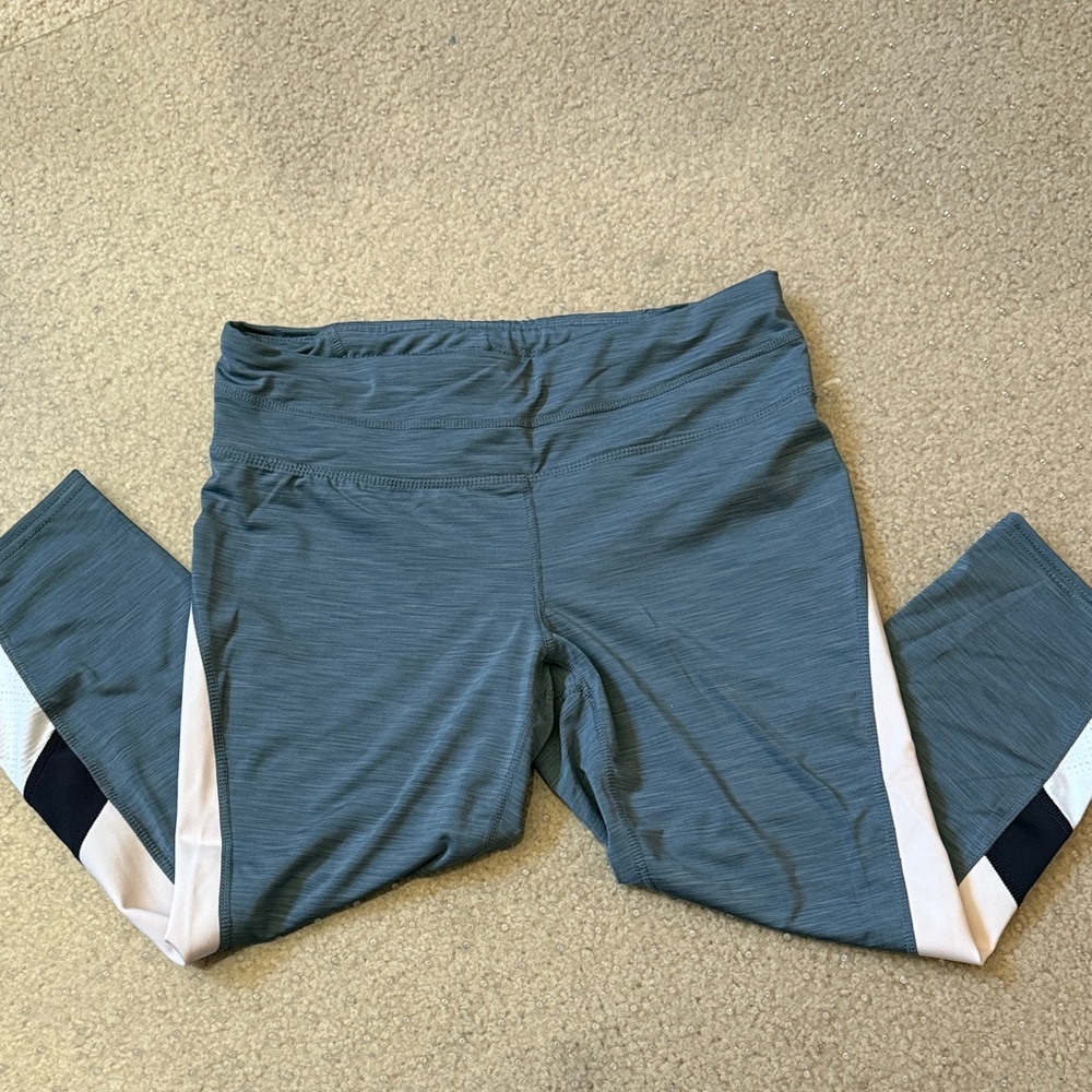 Tangerine Women's Leggings in Blue and White